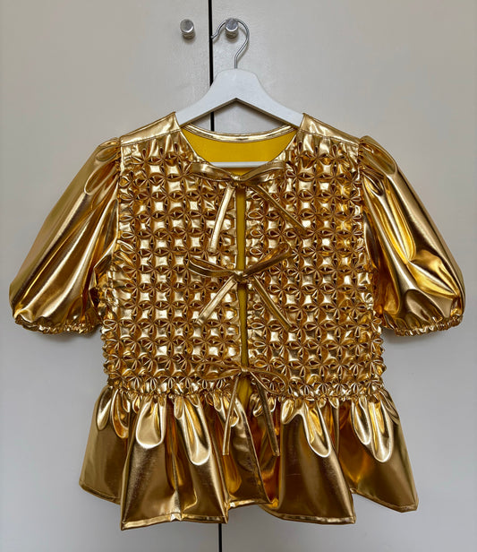 Hillgate Sparkle - Floral smocked blouse