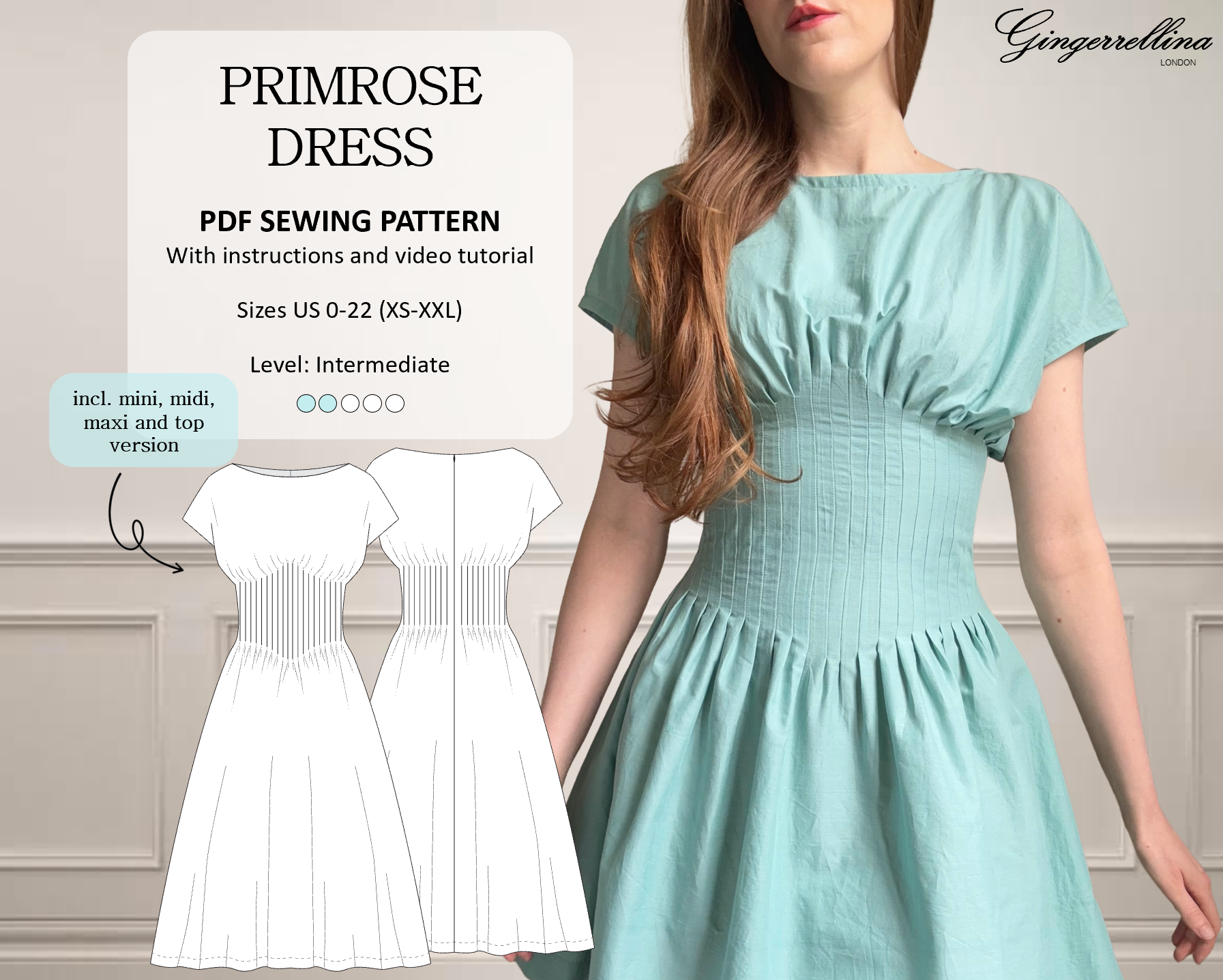 Primrose dress - PDF sewing pattern