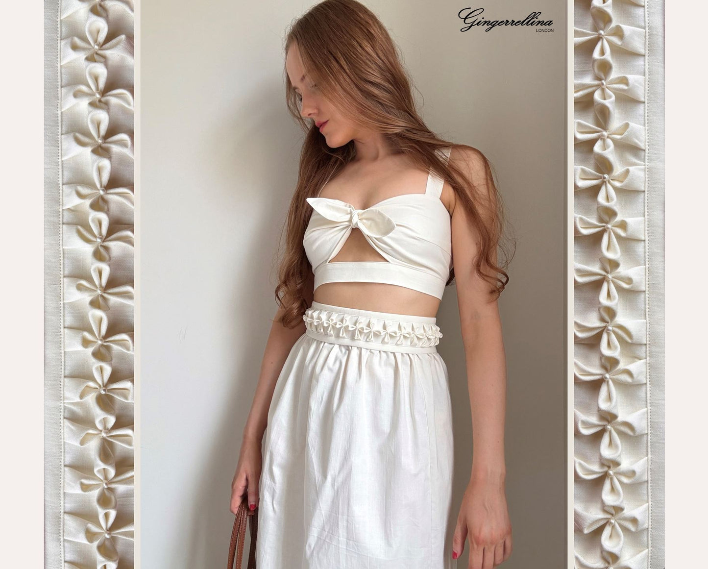Lancaster floral smocked belt – PDF sewing pattern – sizes XS-5XL