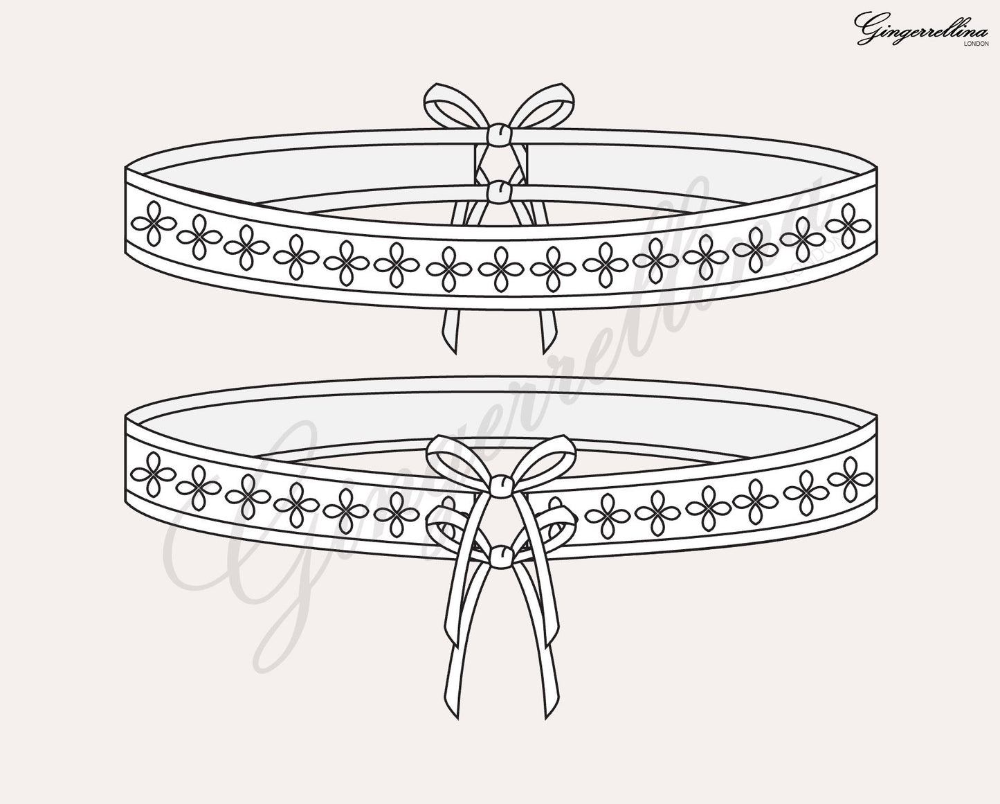 Lancaster floral smocked belt – PDF sewing pattern – sizes XS-5XL