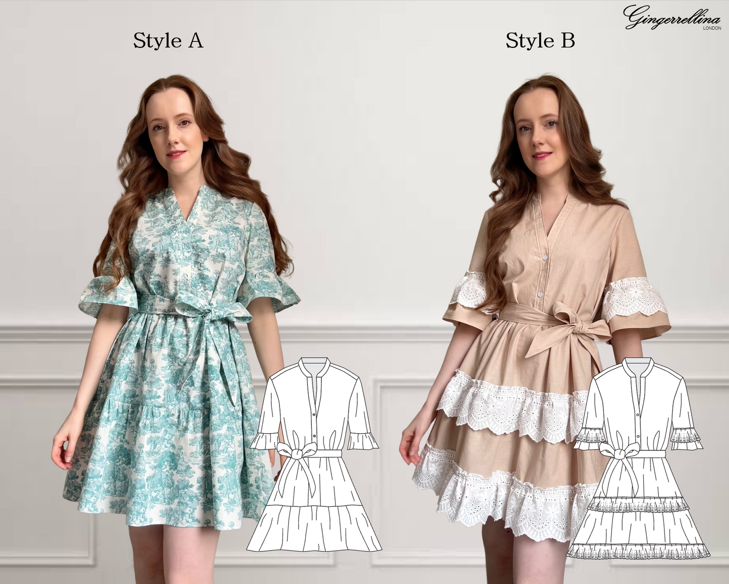 Dawson dress - PDF sewing pattern - US 0-22
