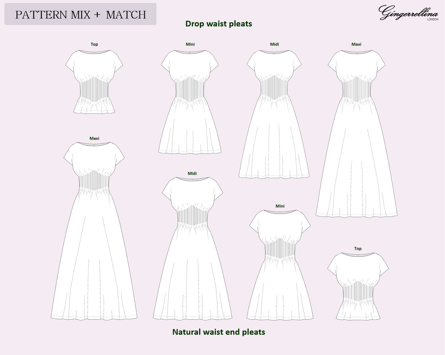 Primrose dress - PDF sewing pattern - US 0-22